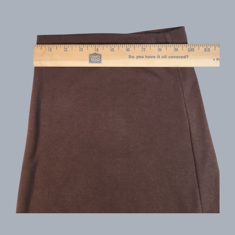 Hasting & Smith Women's Brown Elastic Waist Capri Pants 2X Polyester Blend - Picture 4 of 6